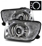 2006 Honda Element Projector Headlights Chrome CCFL Halo LED