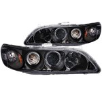 2002 Honda Accord Projector Headlights Black Halo