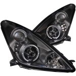 Toyota Celica 2000-2005 Projector Headlights Black Halo LED