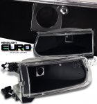 1995 Ford Explorer Black Euro Headlights