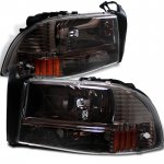 Dodge Durango 1998-2003 Smoked Euro Headlights