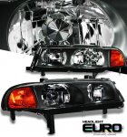 1995 Honda Prelude JDM Black Euro Headlights