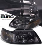 2004 Ford Mustang Smoked Crystal Headlights