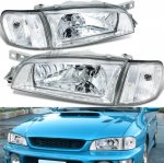 1997 Subaru Impreza Clear Euro Headlights and Corner Lights