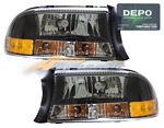2000 Dodge Durango Depo Black Euro Headlights