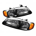 2000 Nissan Sentra Black Euro Headlights