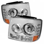 2006 Chevy Tahoe Clear Headlights and Bumper Lights Conversion with LED