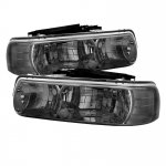 2006 Chevy Suburban Smoked Crystal Headlights