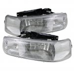 Chevy Suburban 2000-2006 Clear Euro Headlights