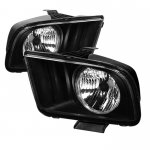 2009 Ford Mustang Black Euro Headlights