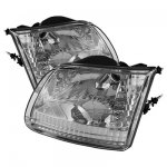 Ford F150 1997-2003 Clear Euro Headlights