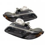 1999 Chrysler Town and Country Black Euro Headlights