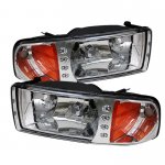 1999 Dodge Ram Clear Euro Headlights with LED