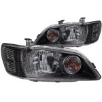 2002 Mitsubishi Lancer Black Euro Headlights