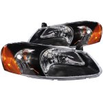 Chrysler Sebring 2001-2003 Black Euro Headlights