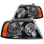 Lincoln Navigator 2003-2006 Black Euro Headlights