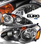 2003 Acura RSX TYC JDM Black Euro Headlights