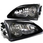 1996 Ford Mustang Black Custom Headlights