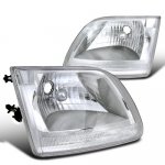 1998 Ford Expedition Chrome Custom Headlights