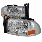 1999 Dodge Durango Chrome Headlights LED DRL