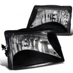 Ford Ranger 1998-2000 Black Euro Headlights