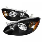 Toyota Corolla 2003-2008 Black Custom Headlights