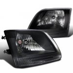 Ford F150 1997-2003 Black Custom Headlights