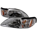 1996 Ford Mustang Clear Euro Headlights