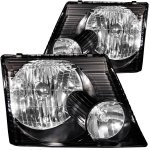 2002 Ford Explorer Crystal Headlights Black