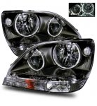 2003 Lexus RX300 CCFL Halo Headlights Black