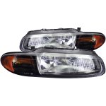 Chrysler Sebring Convertible 1996-2000 Euro Headlights Black