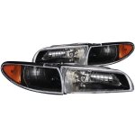 2002 Pontiac Grand Prix Black Headlights and Corner Lights