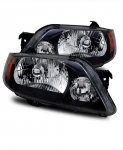 2002 Mazda Protege Sedan Black Euro Headlights