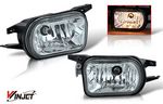 2007 Mercedes Benz C Class Smoked OEM Style Fog Lights