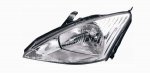 2002 Ford Focus Left Driver Side Replacement Headlight