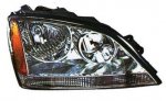 Kia Sorento 2003-2004 Right Passenger Side Replacement Headlight