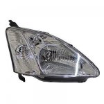 Honda Civic Hatchback 2002-2003 Right Passenger Side Replacement Headlight