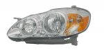 2005 Toyota Corolla Left Driver Side Replacement Headlight