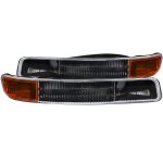 GMC Yukon 2000-2006 Black and Amber Bumper Lights