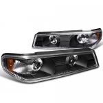 2007 Chevy Colorado Black Bumper Lights