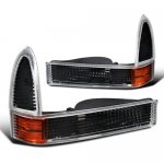 Ford F250 Super Duty 1999-2004 Black Bumper Lights and Corner Lights