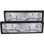 1998 GMC Sierra Bumper Lights Chrome