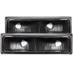 1998 GMC Sierra Bumper Lights Black