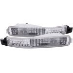 Honda Accord 1992-1993 Bumper Lights Chrome