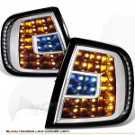 1997 Ford F150 Black LED Corner Lights