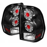 2002 Chevy Trail Blazer Black LED Tail Lights