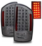 2008 Dodge Ram 3500 Smoked LED Tail Lights