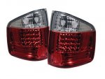 Isuzu Hombre 1996-2000 Red and Clear LED Tail Lights