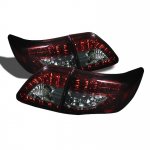 2011 Toyota Corolla Red and Smoked LED Tail Lights