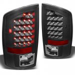 2004 Dodge Ram 3500 Black LED Tail Lights